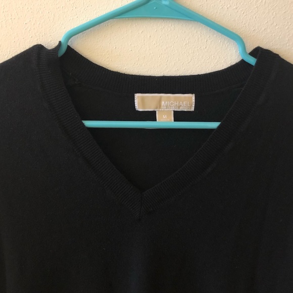 Michael Kors Black V-Neck Sweater - Picture 4 of 7
